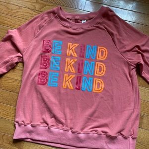 Women’s Be Kind sweatshirt crew neck loose fit